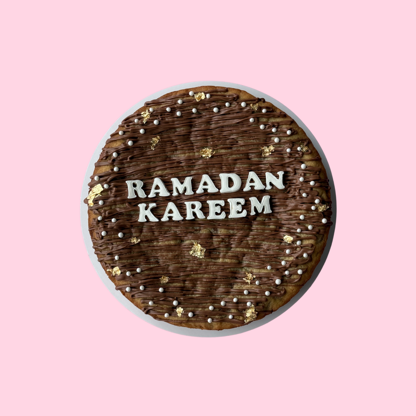 Ramadan Dubai Chocolate Cookie Cake